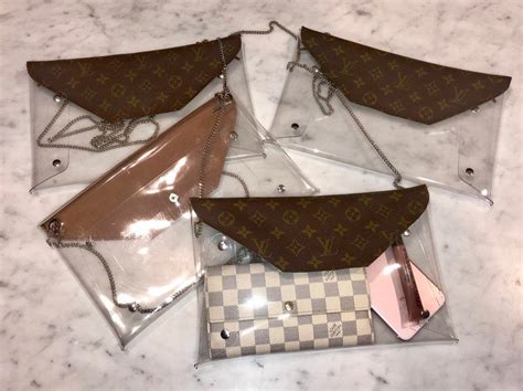 vintage Louis Vuitton clear bag